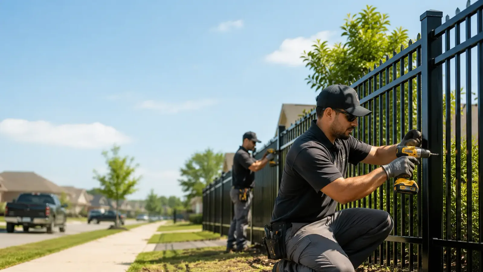 Metal Fence Installation in Russell, PA